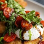 Italian Basil Chicken Cutlets & Burrata