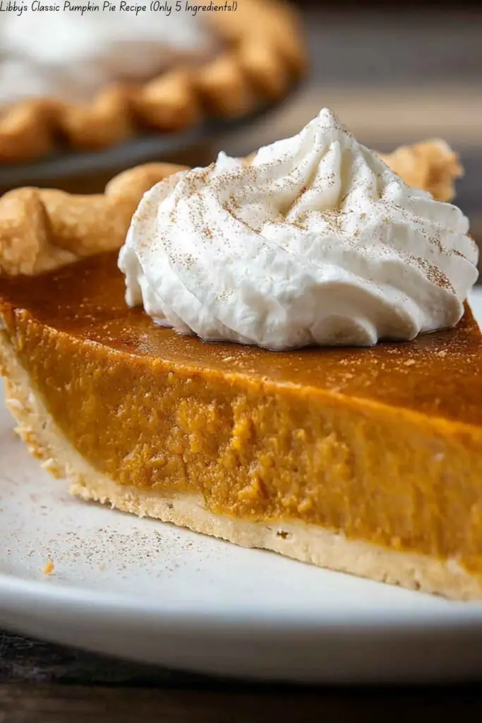 Libby’s Classic Pumpkin Pie Recipe (Only 5 Ingredients!)