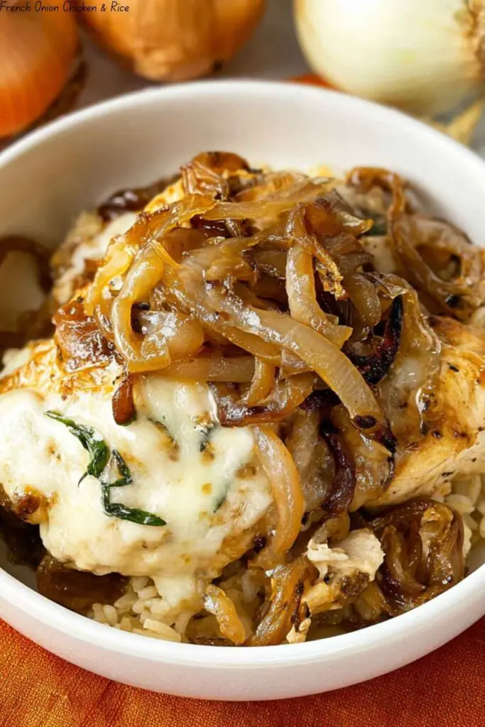 French Onion Chicken & Rice