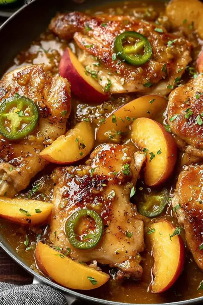 Jalapeno Peach Chicken