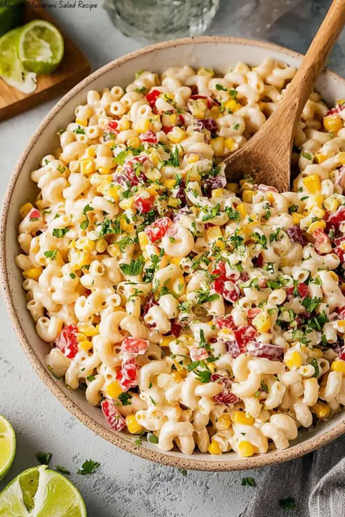 Mexican Macaroni Salad Recipe