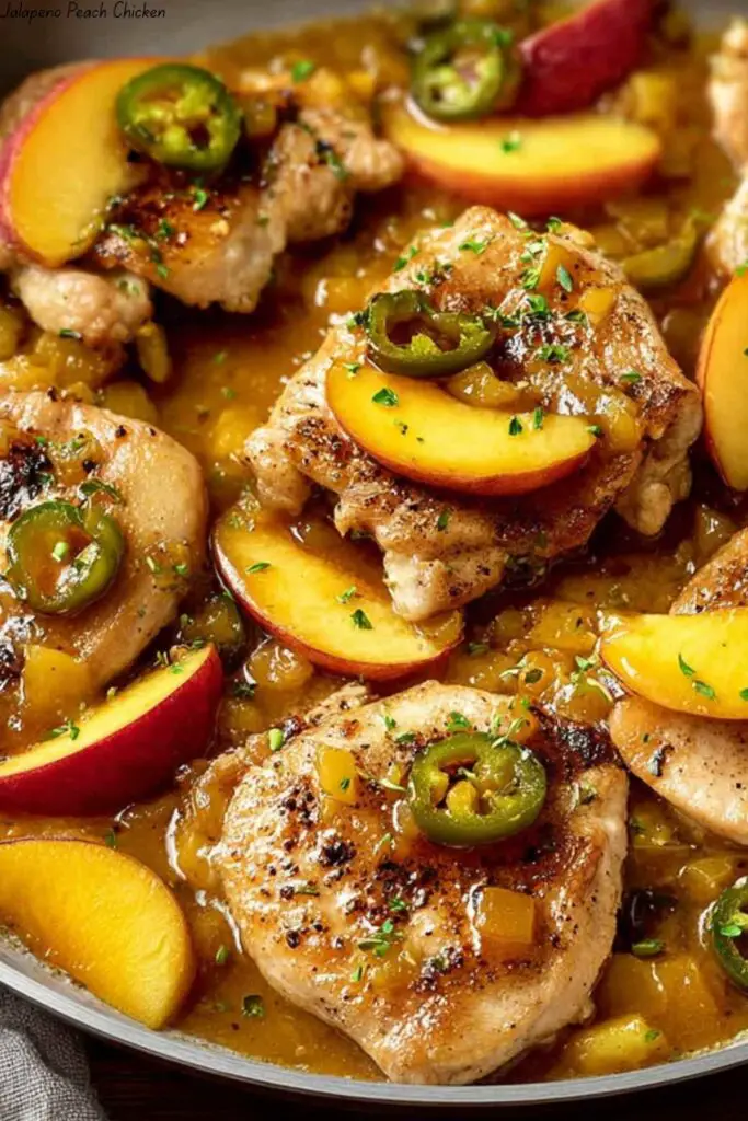 Jalapeno Peach Chicken