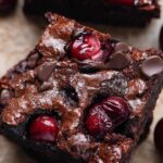 Roasted Chocolate Cherry Brownies