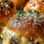 Garlic Parmesan Cheeseburger Bombs