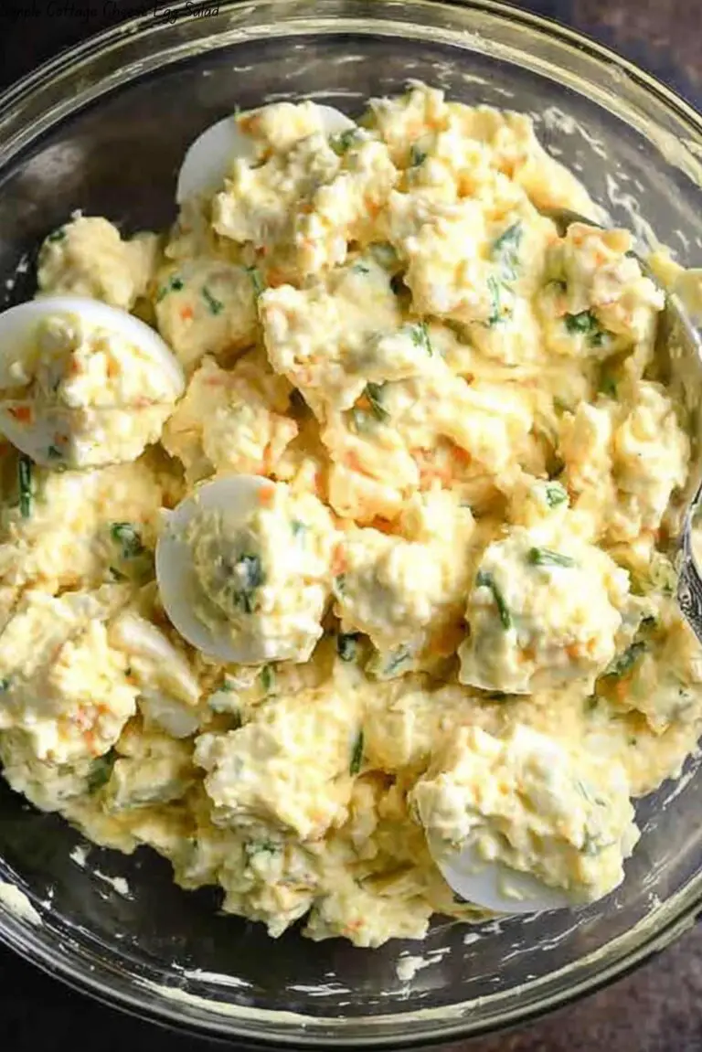 Simple Cottage Cheese Egg Salad