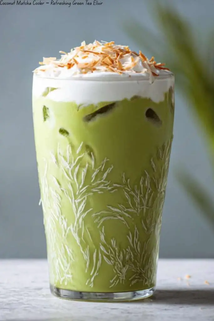 Coconut Matcha Cooler – Refreshing Green Tea Elixir