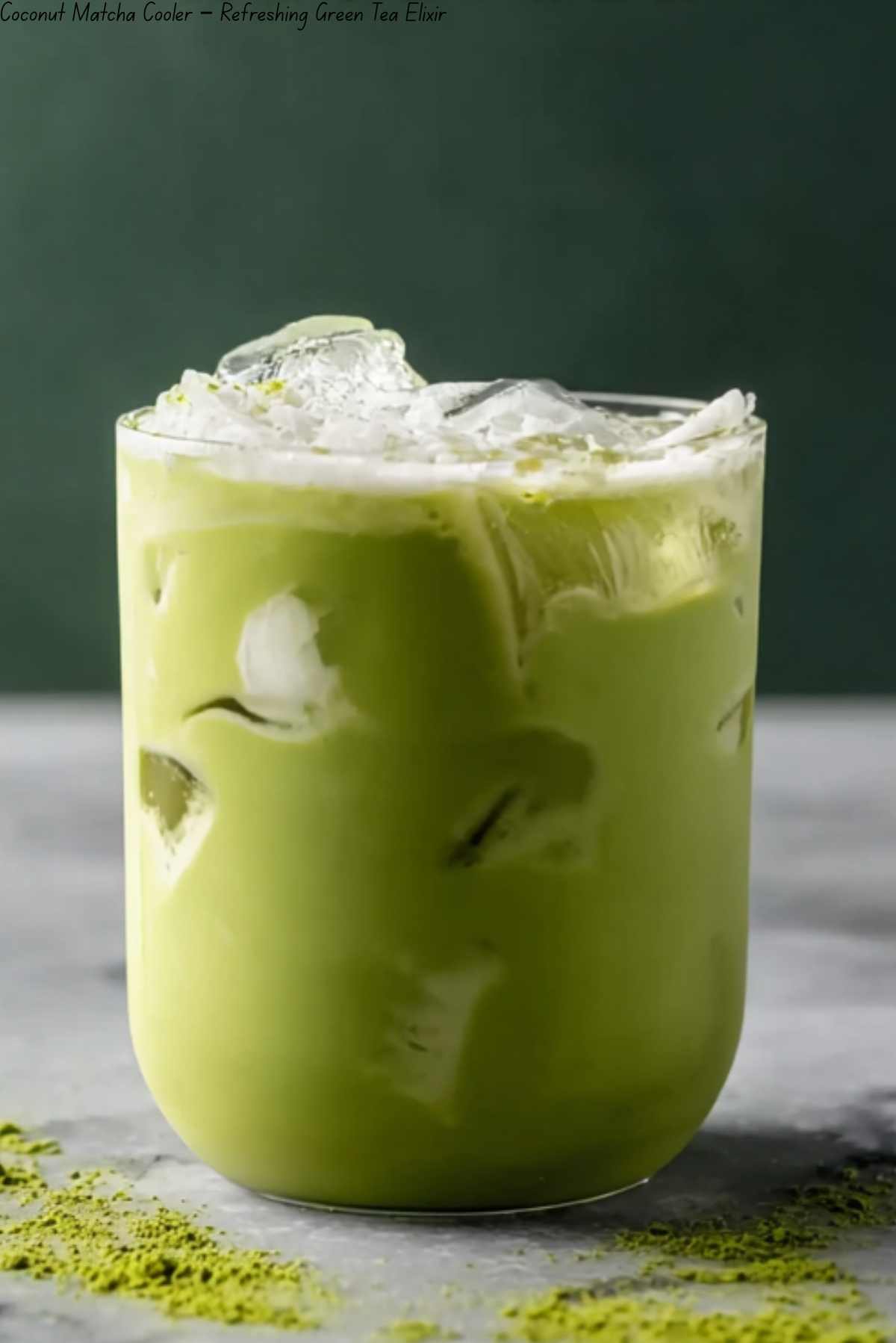 Coconut Matcha Cooler – Refreshing Green Tea Elixir