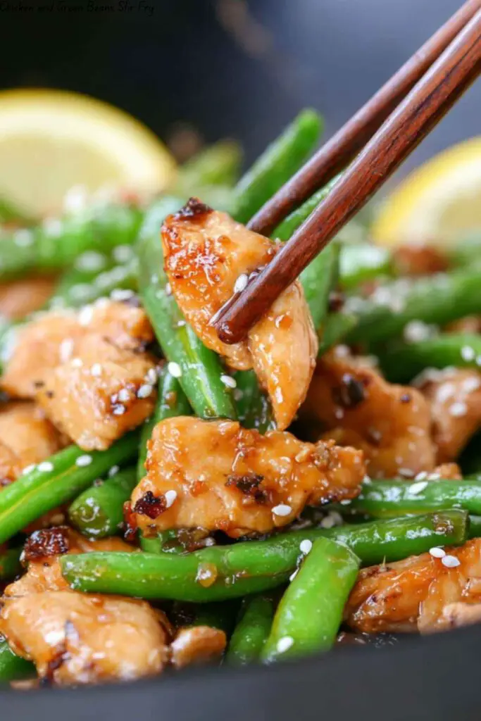 Chicken and Green Beans Stir Fry