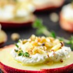 Apple and Whipped Feta Crostinis