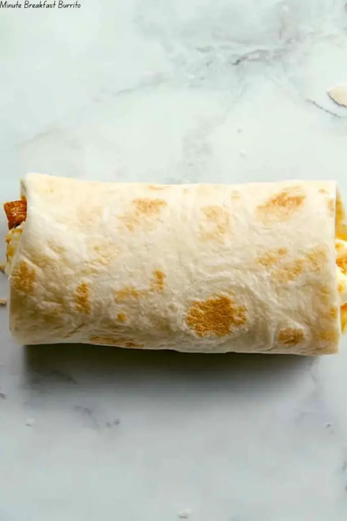 Minute Breakfast Burrito