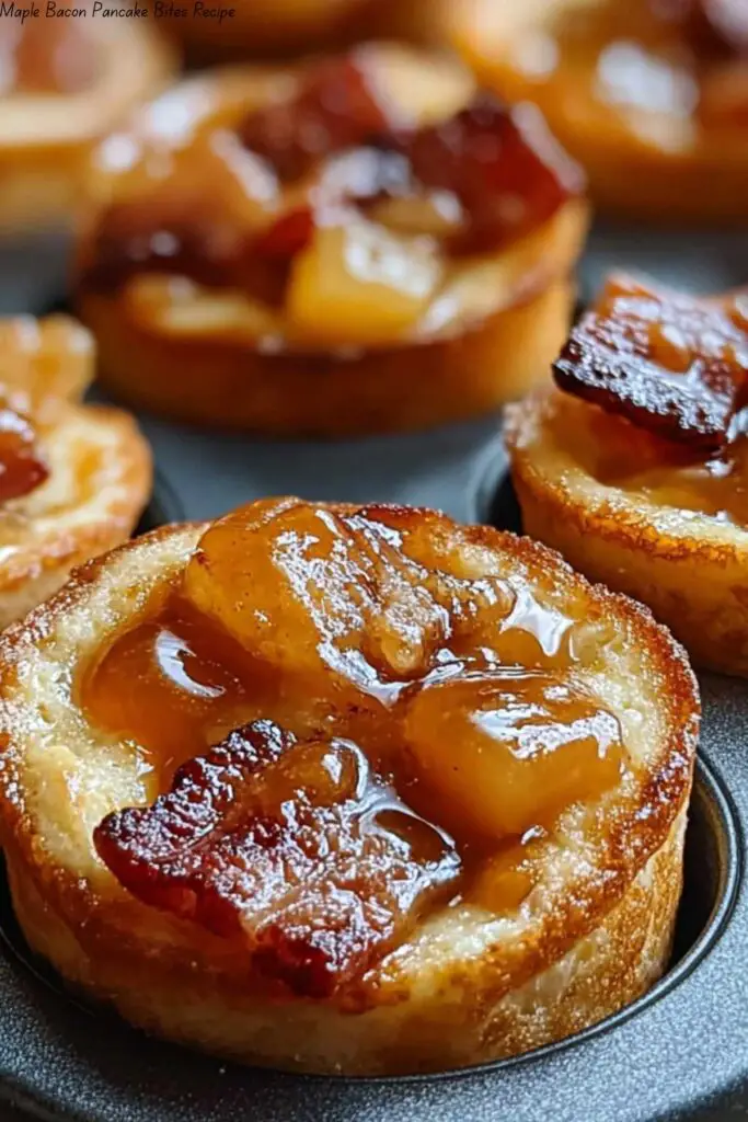 Maple Bacon Pancake Bites Recipe
