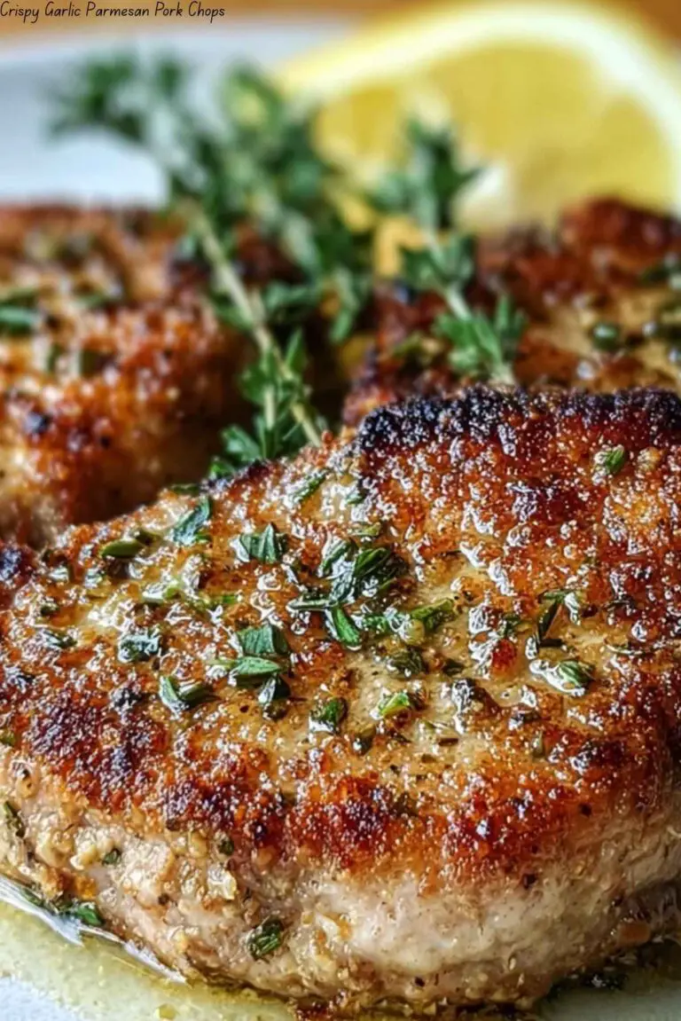 Crispy Garlic Parmesan Pork Chops