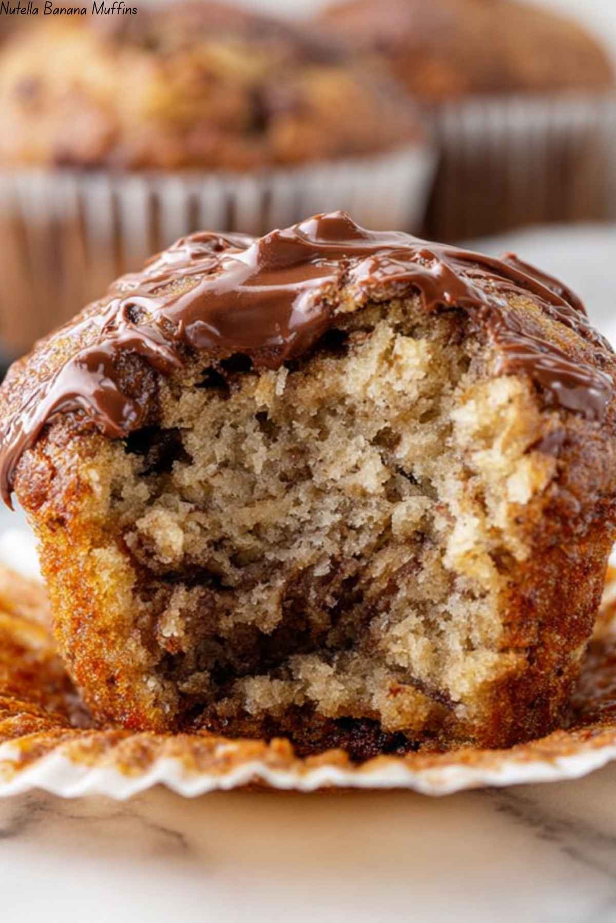Nutella Banana Muffins