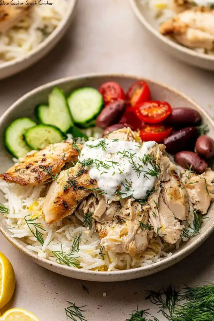 Slow Cooker Greek Chicken