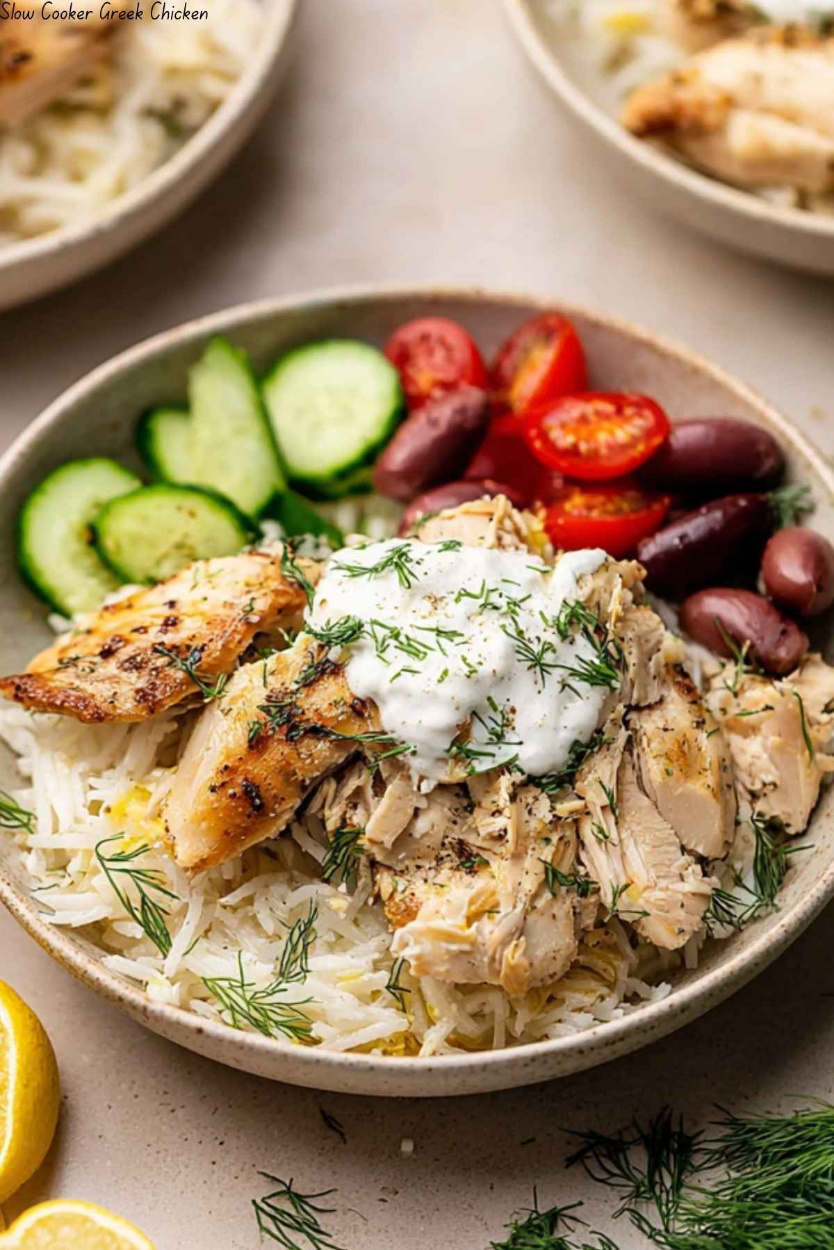 Slow Cooker Greek Chicken