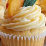 Honey Peach Cream Cheese Cupcakes
