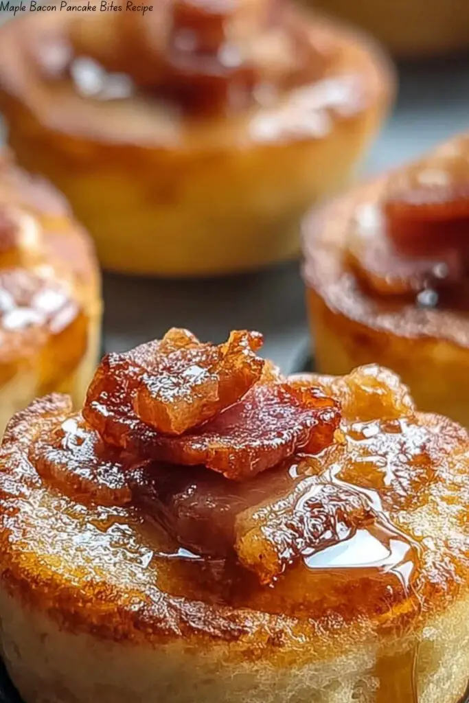 Maple Bacon Pancake Bites Recipe