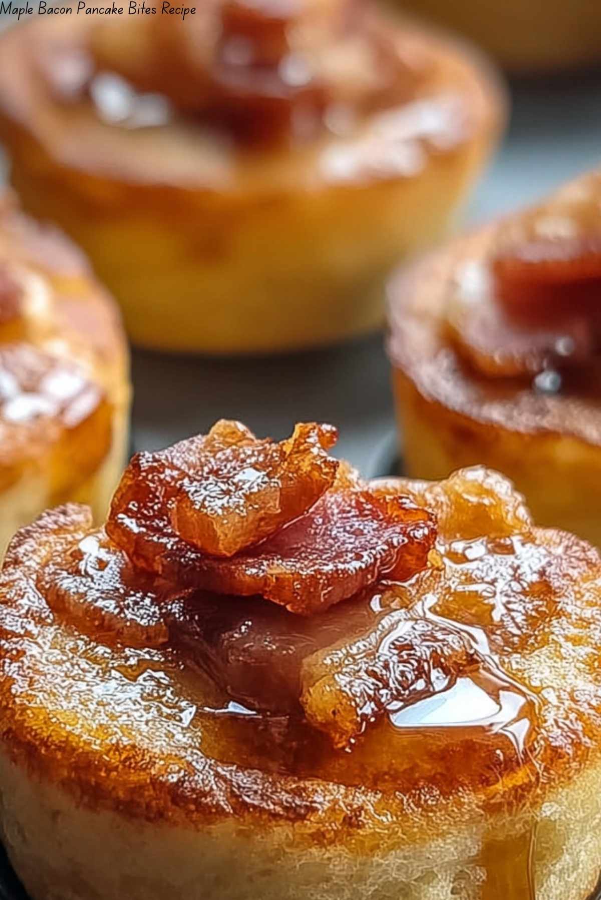 Maple Bacon Pancake Bites Recipe