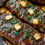 Tin Foil Butter Garlic Herb Steak