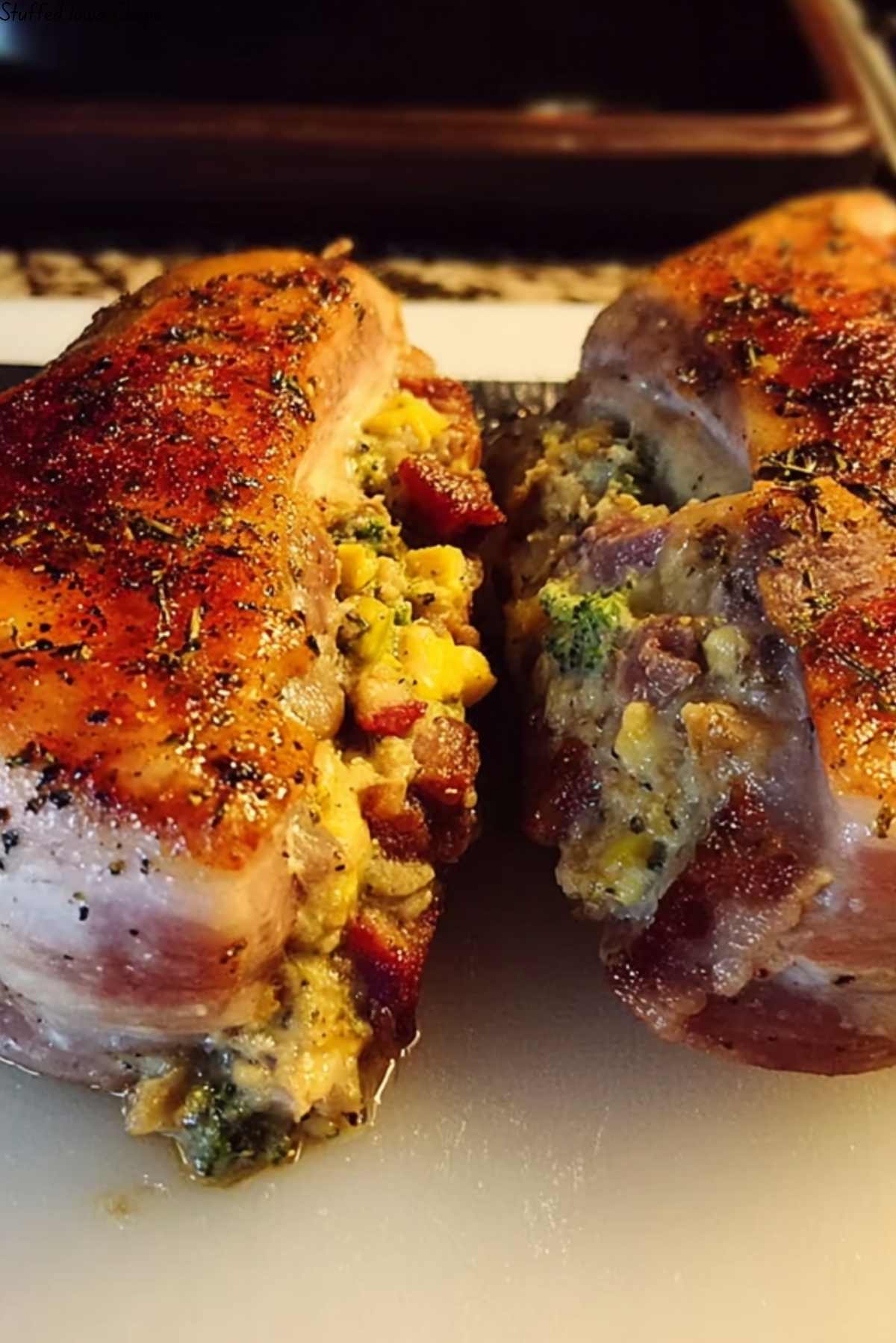 Stuffed Iowa Chops
