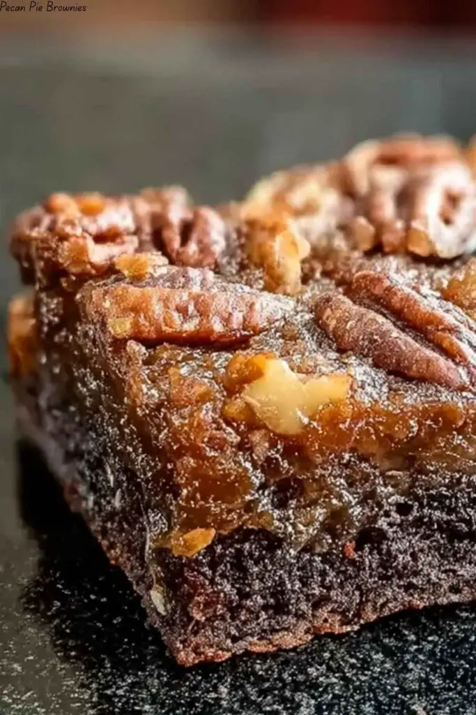 Pecan Pie Brownies