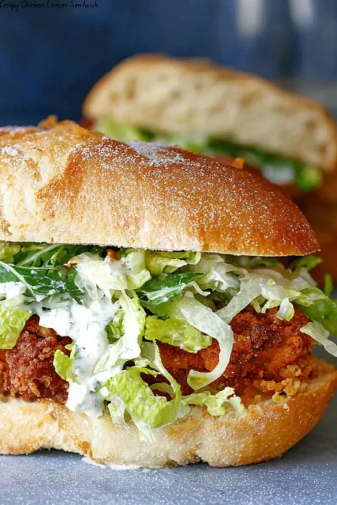 Crispy Chicken Caesar Sandwich