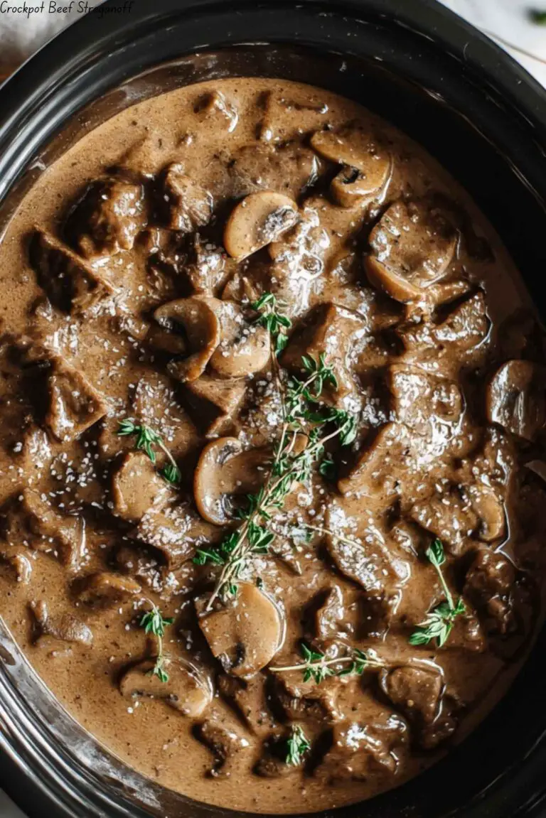 Crockpot Beef Stroganoff