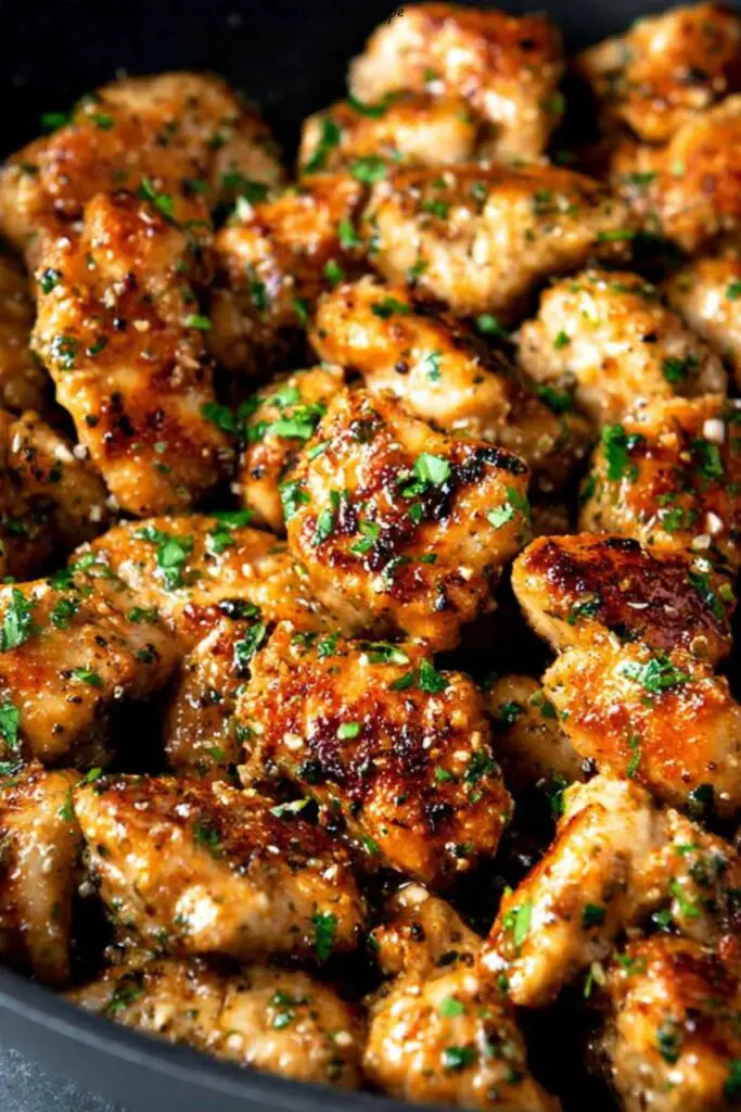 15-Minute Garlic Butter Chicken Bites: Easy One-Pan Recipe