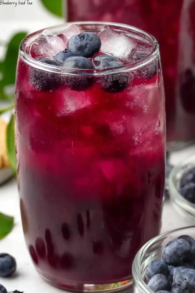Blueberry Iced Tea