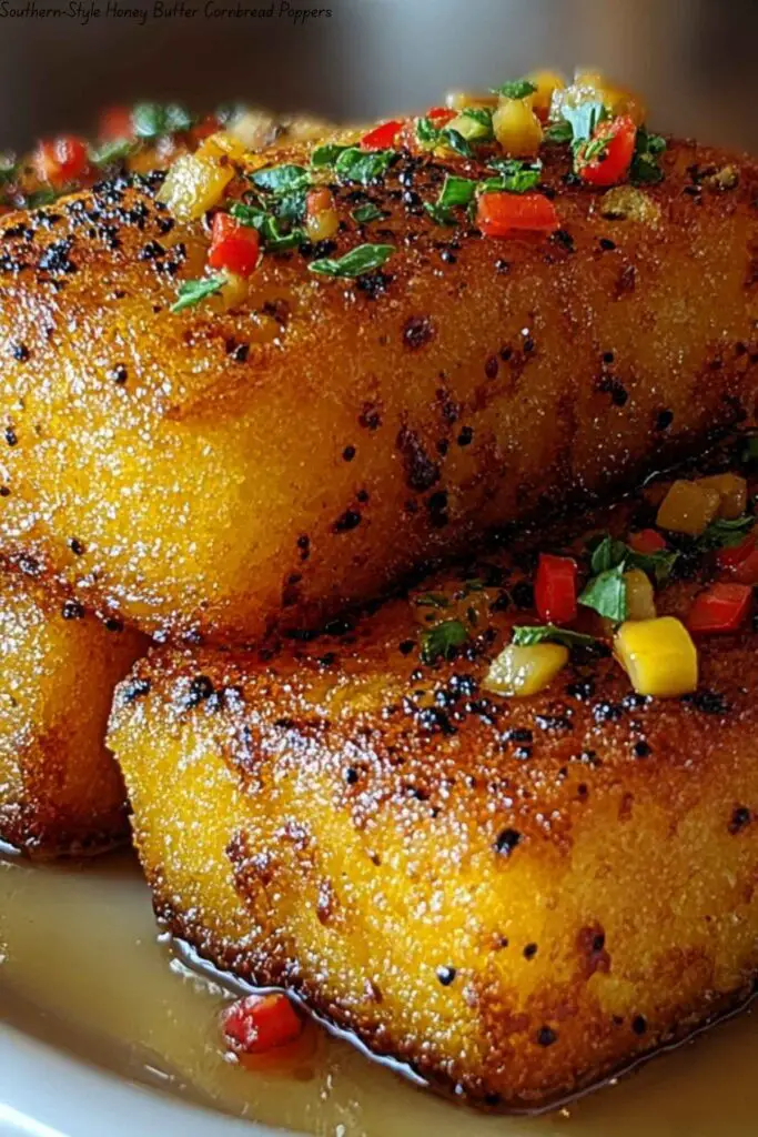 Southern-Style Honey Butter Cornbread Poppers