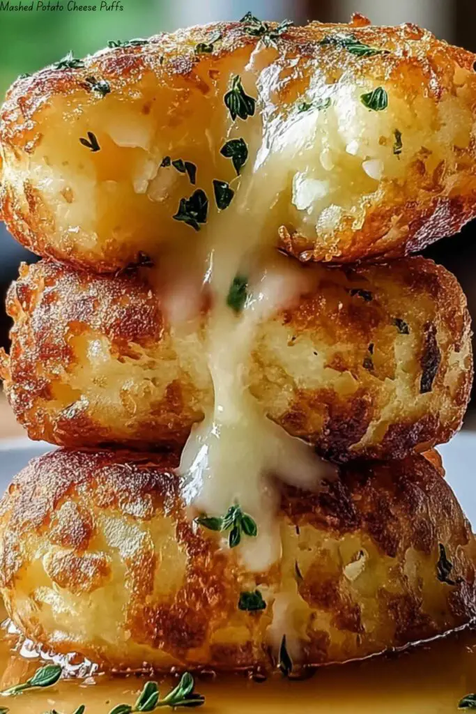 Mashed Potato Cheese Puffs