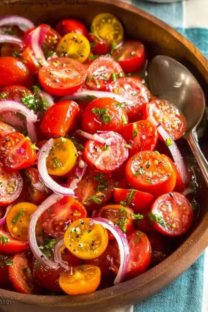 The Best Summer Cherry Tomato Salad Recipe