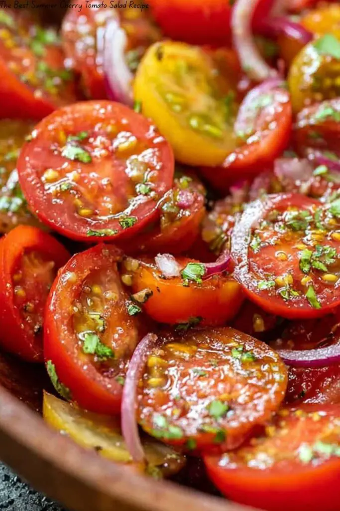 The Best Summer Cherry Tomato Salad Recipe