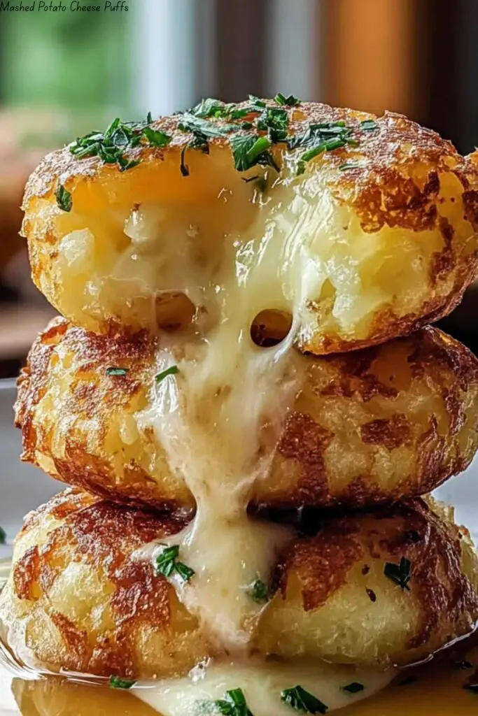 Mashed Potato Cheese Puffs