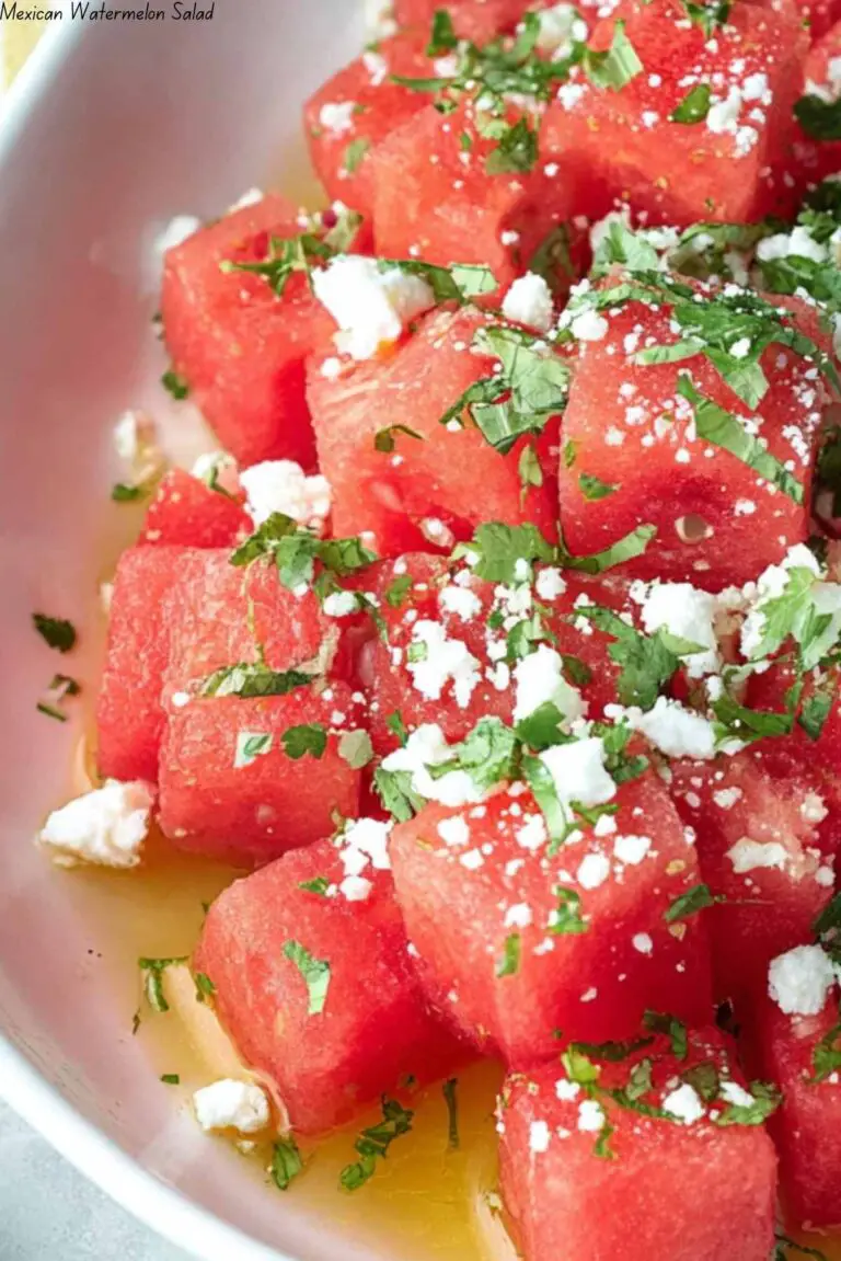 Mexican Watermelon Salad