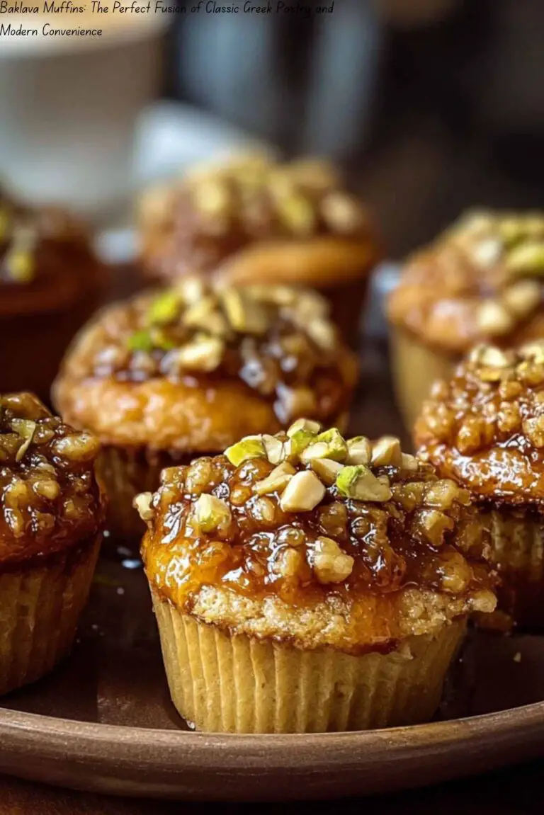 Baklava Muffins: The Perfect Fusion of Classic Greek Pastry and Modern Convenience
