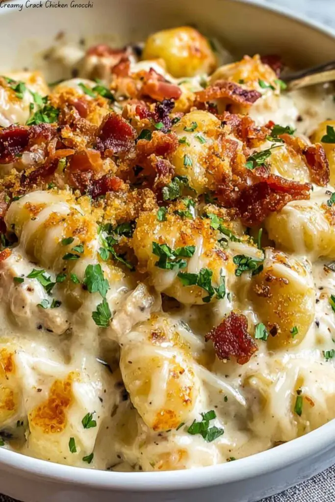 Creamy Crack Chicken Gnocchi