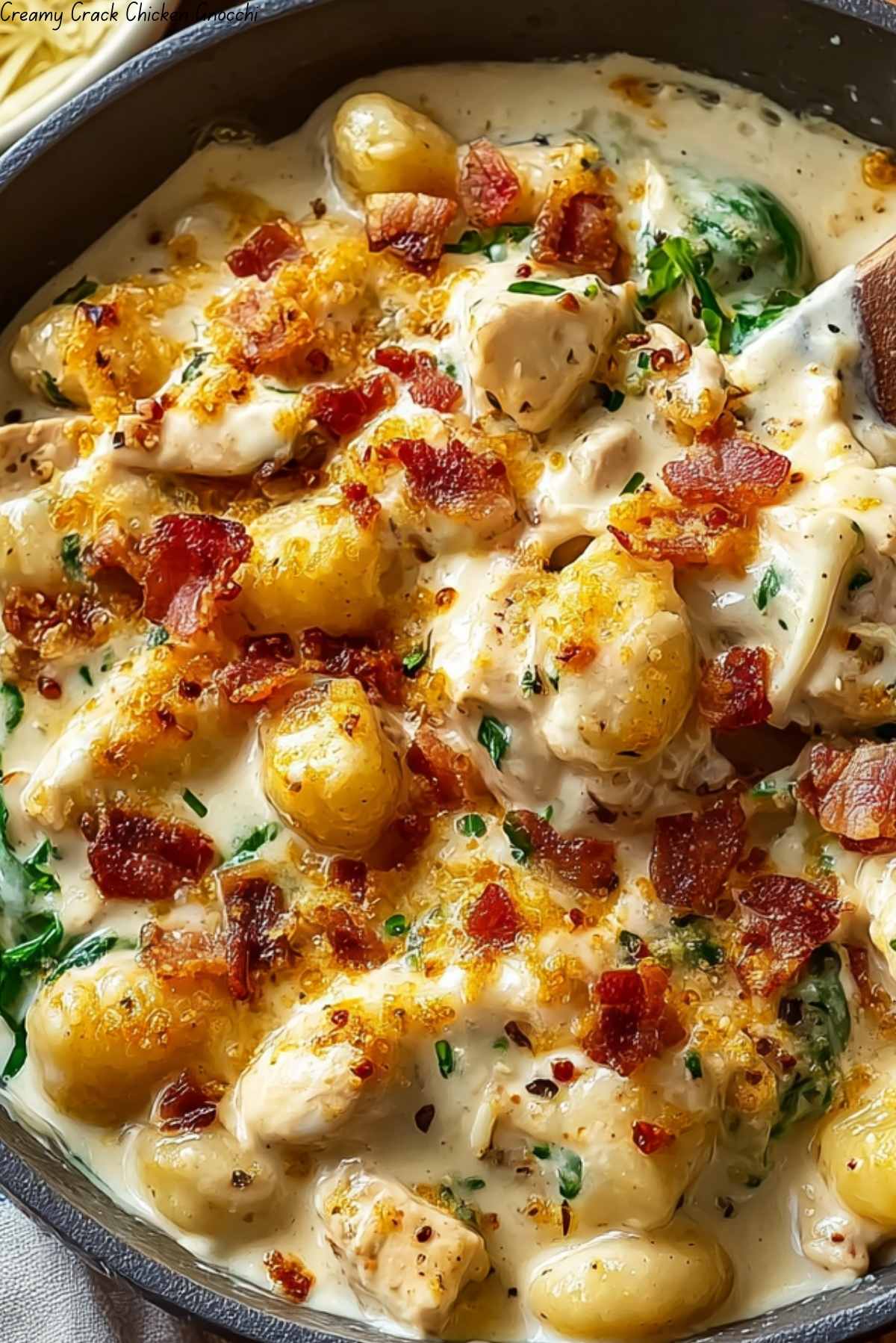 Creamy Crack Chicken Gnocchi