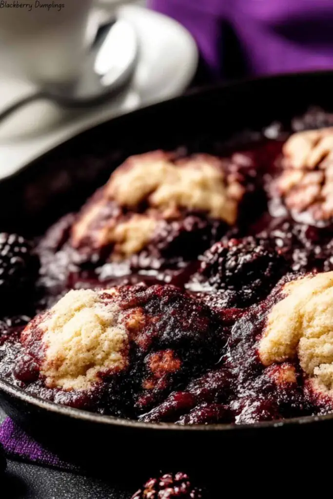 Blackberry Dumplings