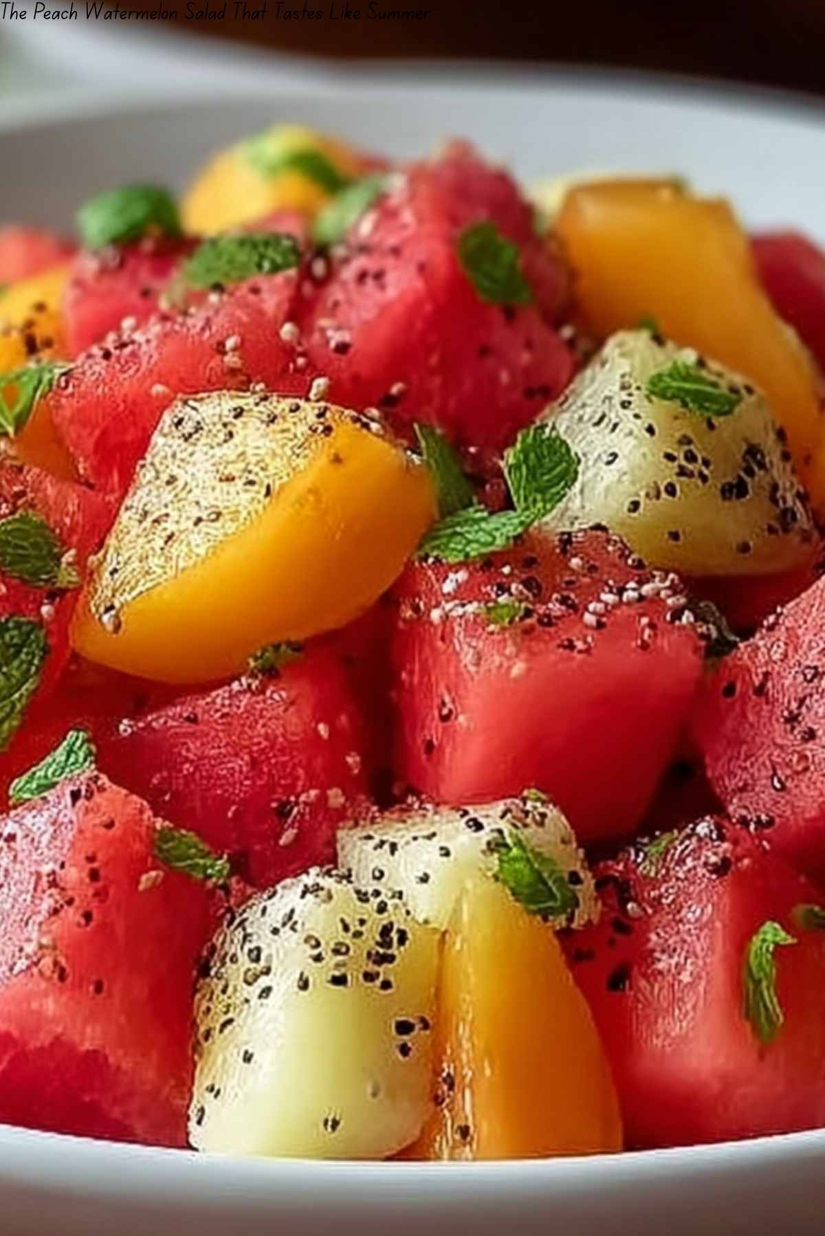 The Peach Watermelon Salad That Tastes Like Summer