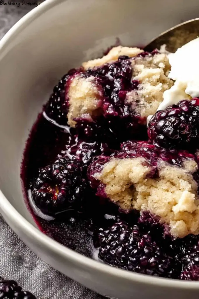 Blackberry Dumplings
