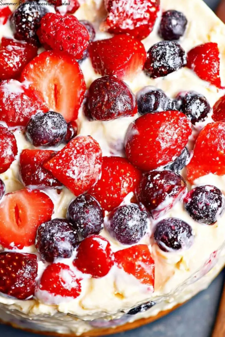 Summer Berry Cheesecake Salad
