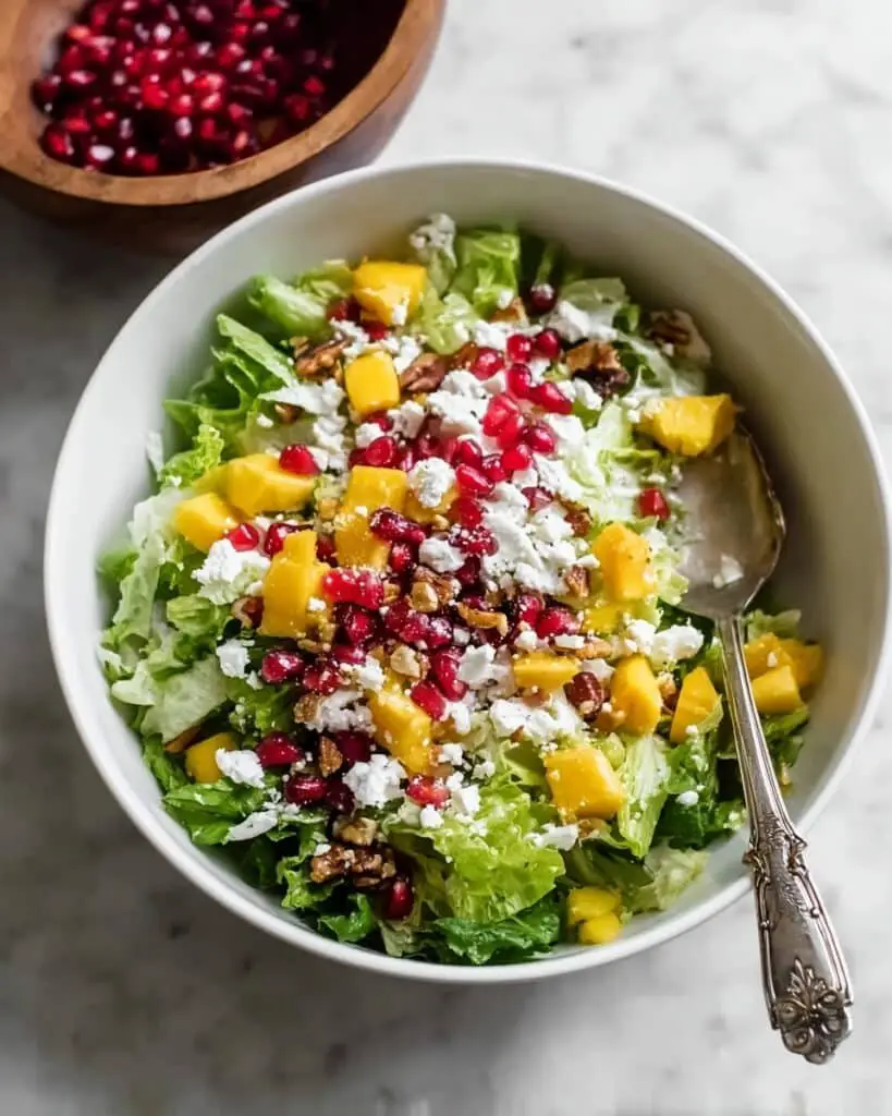 Festive Pomegranate Walnut Salad Recipe