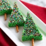 Christmas Tree Rice Krispie Treats Recipe