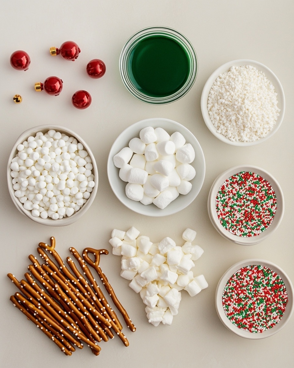 Christmas Tree Rice Krispie Treats Recipe - Recipe Image