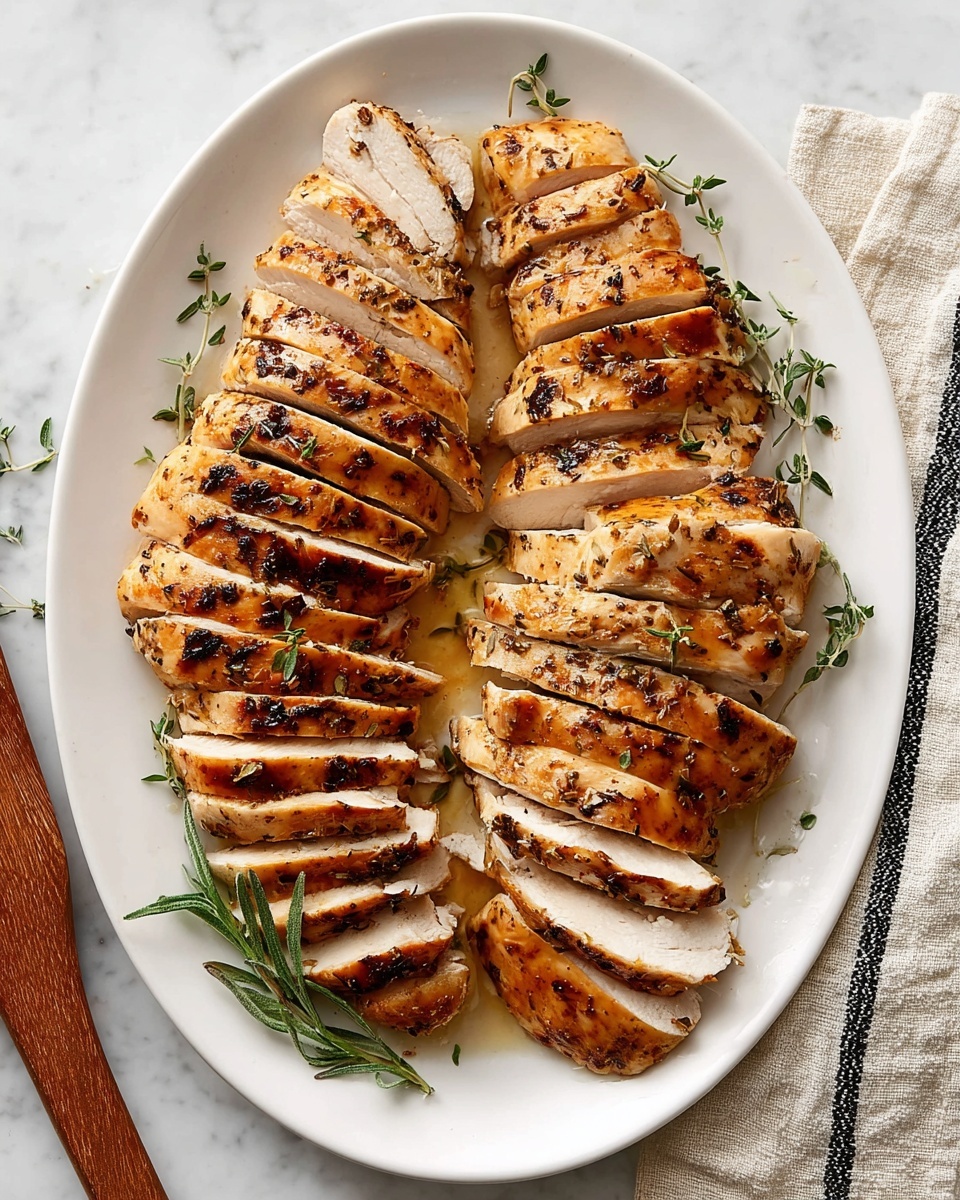 Herb-Infused Roast Turkey Breast with Garlic and Butter Recipe