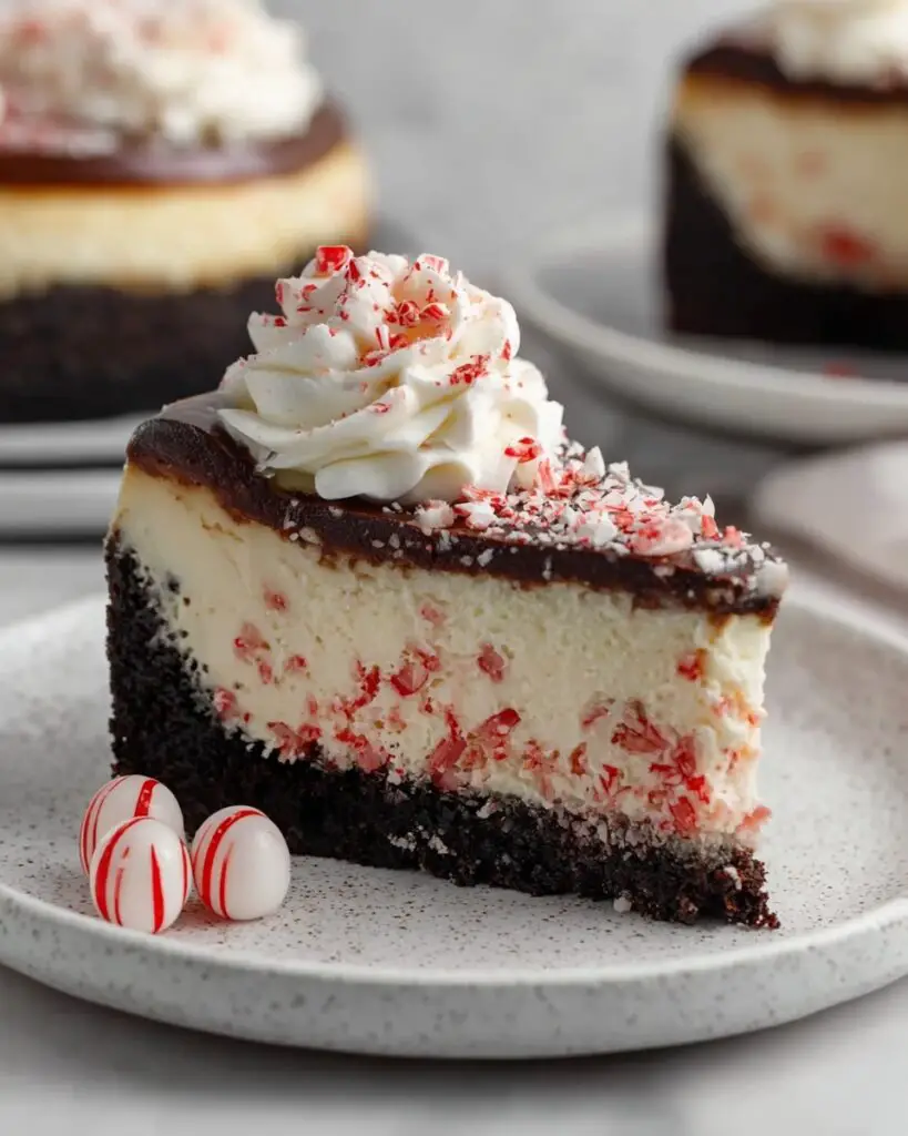 Peppermint White Chocolate Cheesecake Recipe