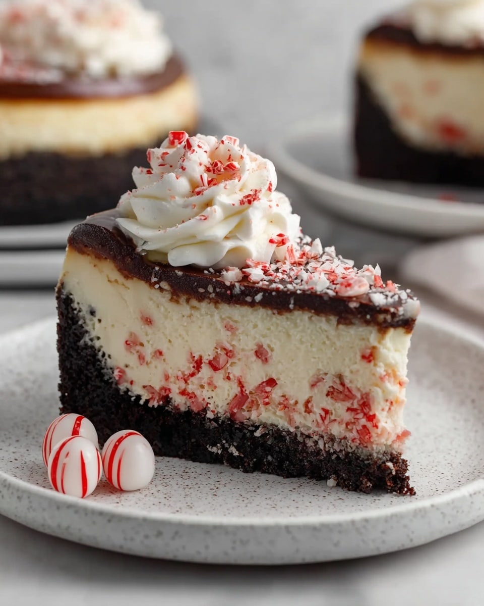 Peppermint White Chocolate Cheesecake Recipe