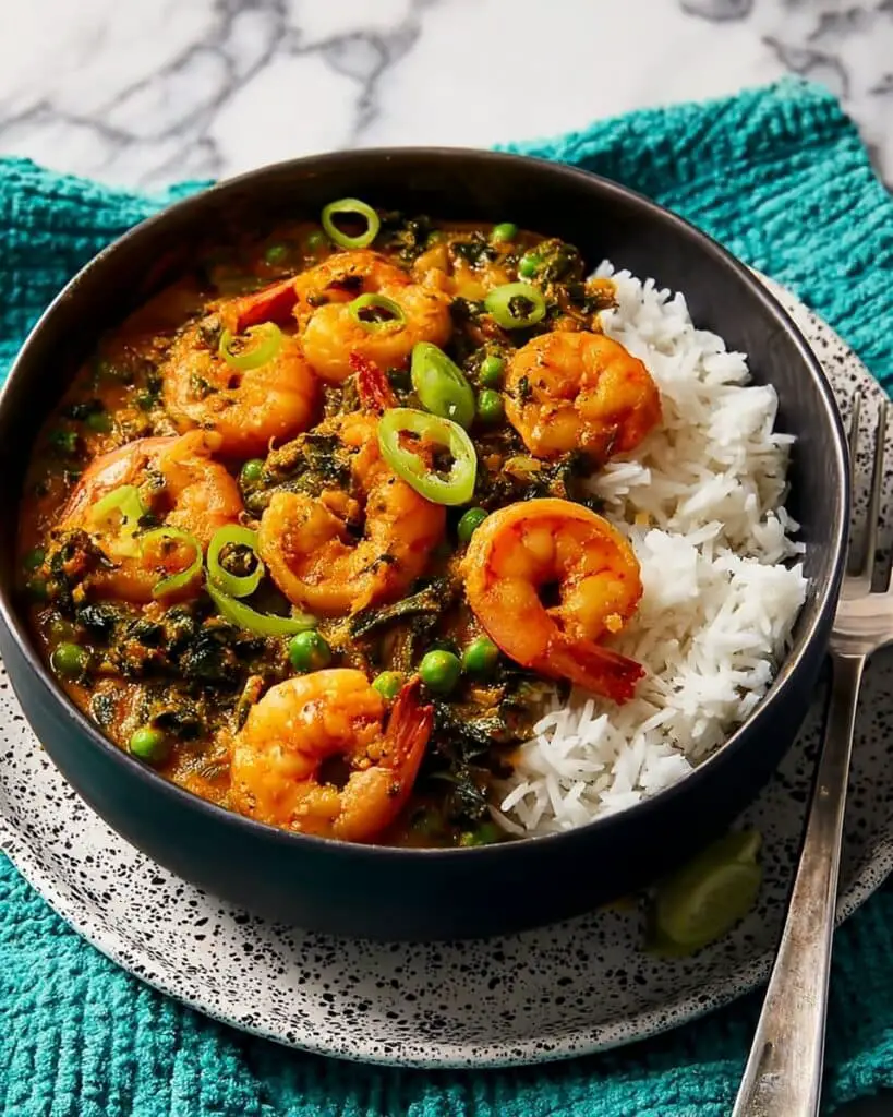 Coconut Curry Shrimp with Peas Recipe