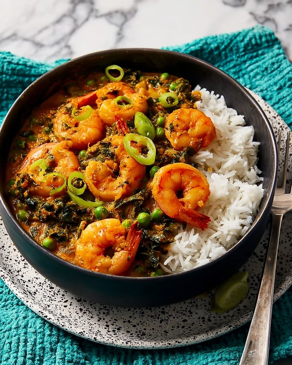 Coconut Curry Shrimp with Peas Recipe
